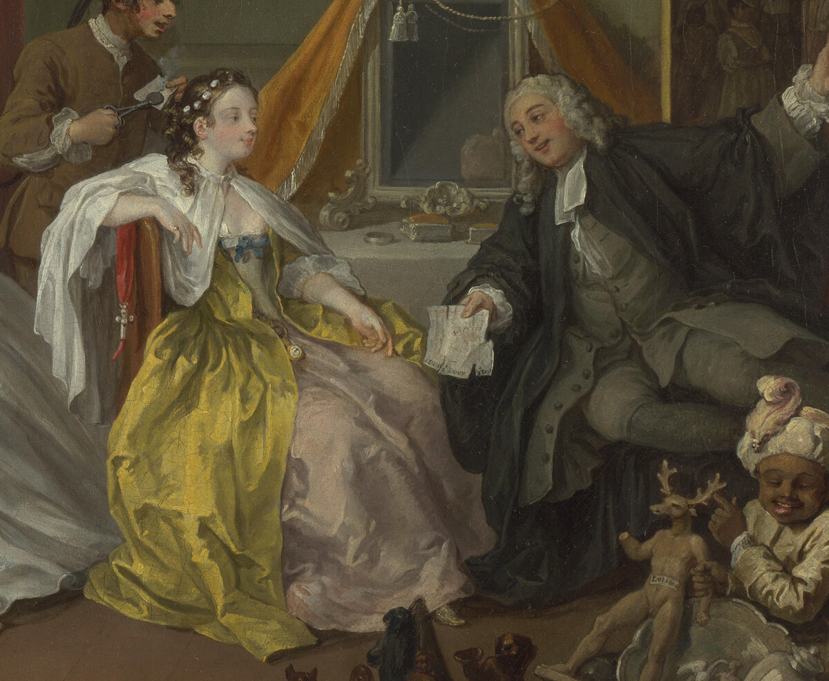 The Toilette, detail