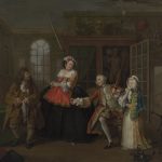 Marriage A-la-Mode: 3, The Inspection by William Hogarth, hand-painted oil reproduction