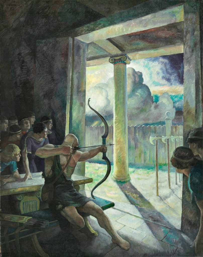 The Trial of the Bow by N. C. Wyeth, 1929