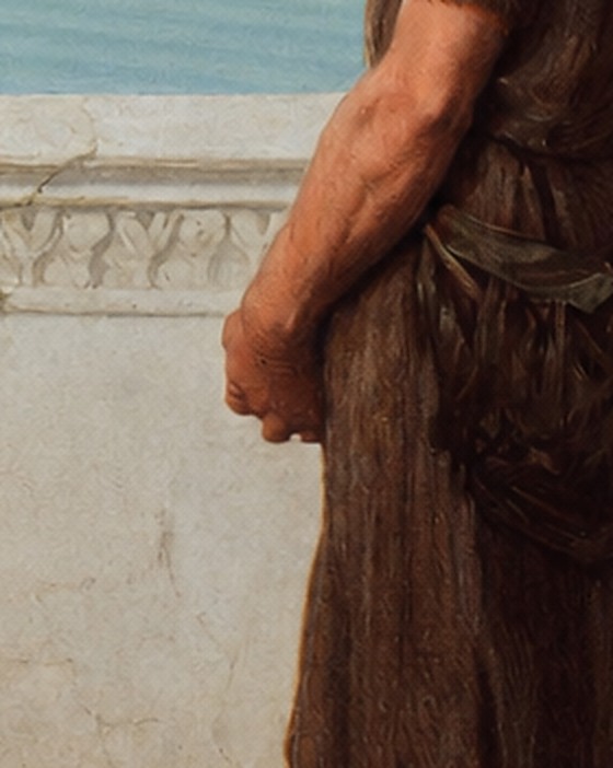 Ulysses’ clasped hands