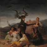 Witches' Sabbath (El Aquelarre) by Francisco De Goya, hand-painted oil reproduction