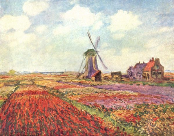 A Field of Tulips in Holland by Claude Monet