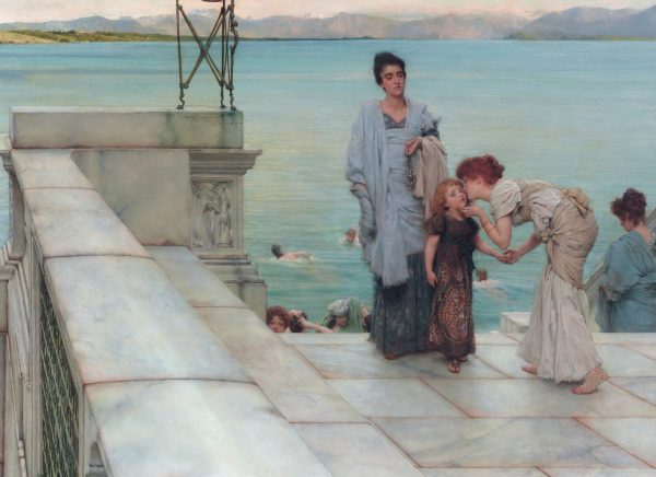 A Kiss by Lawrence Alma-Tadema