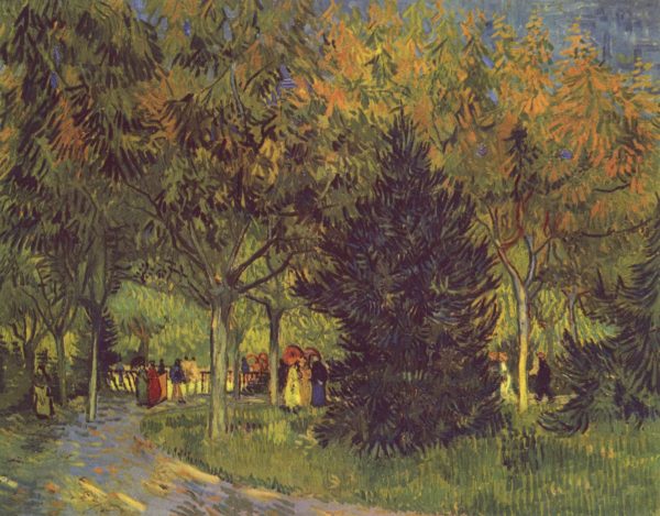 A Lane in the Public Garden at Arles by Vincent Van Gogh