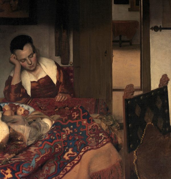 A Maid Asleep by Johannes Vermeer