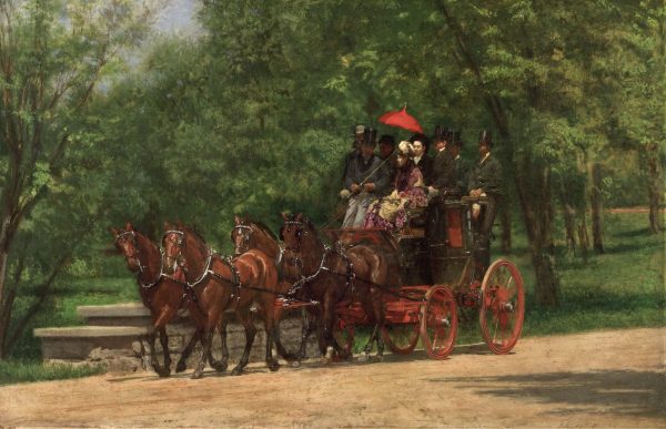 A May Morning in the Park by Thomas Eakins