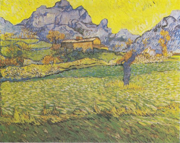 A Meadow in the Mountains Le Mas de Saint Paul by Vincent Van Gogh