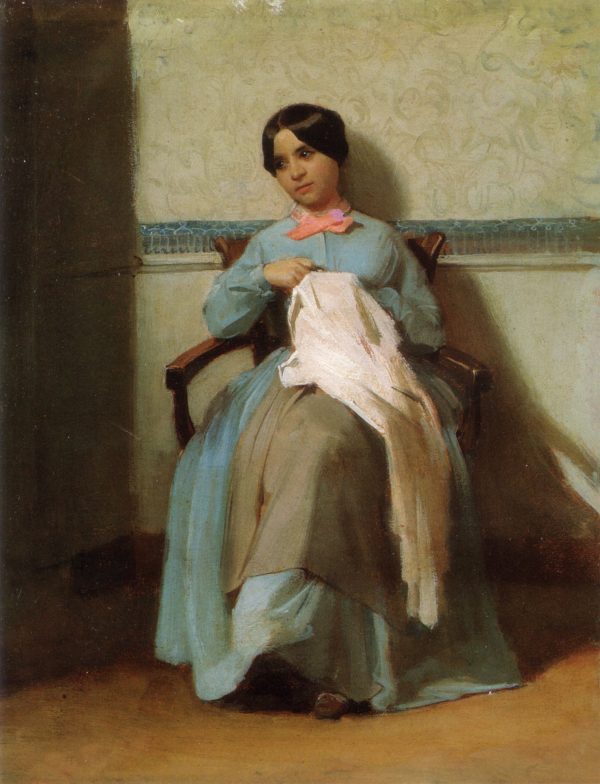 A Portrait of Leonie Bouguereau by William Bouguereau