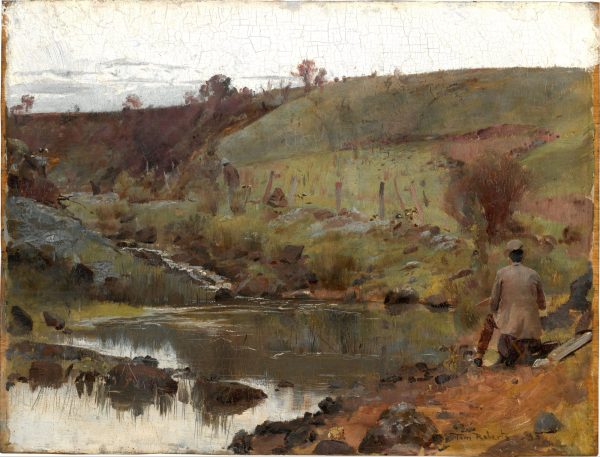 A Quiet Day on Darebin Creek by Tom Roberts