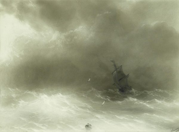 A Strong Wind by Ivan Aivazovsky