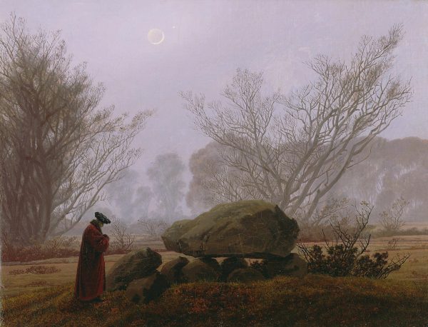 A Walk of Dusk by Caspar David Friedrich