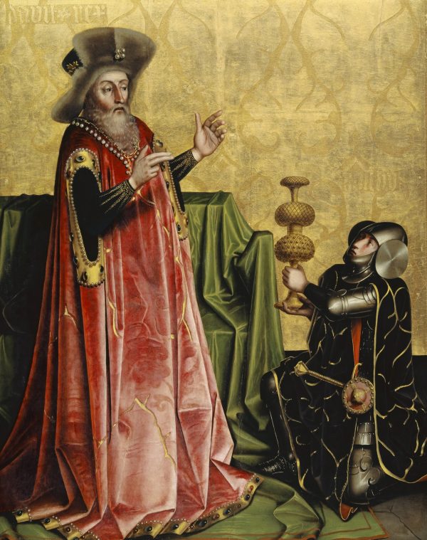 Abishai Kneeling Before David by Konrad Witz