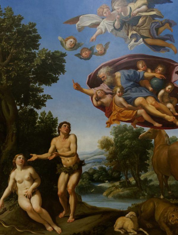 Adam and Eve by Domenichino