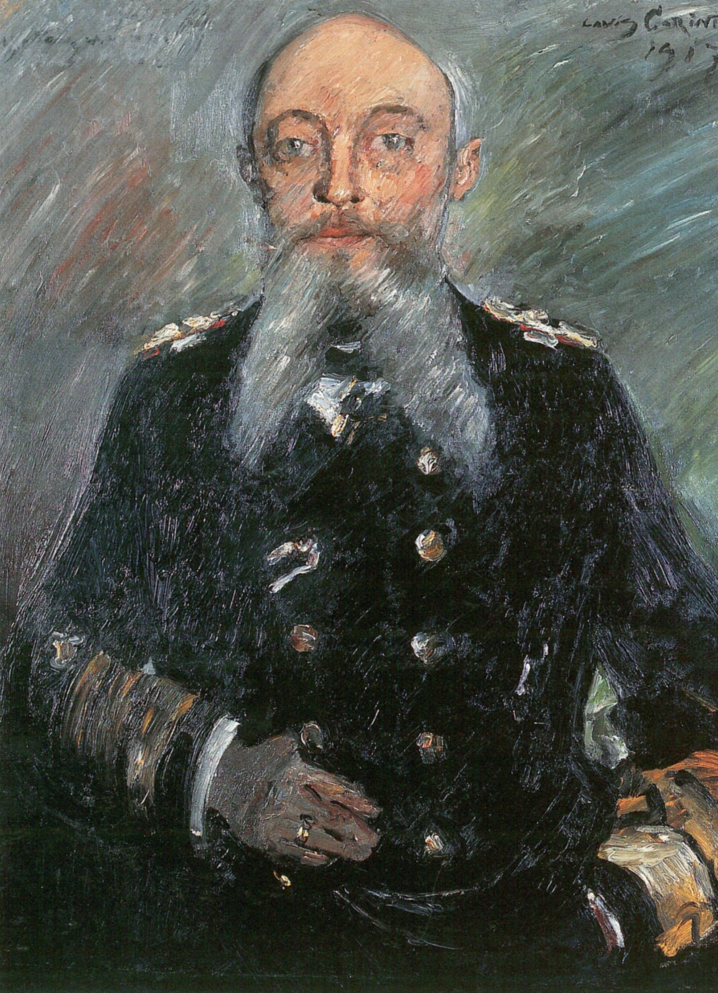 Admiral Von Tirpitz by Lovis Corinth - hand-painted oil reproduction