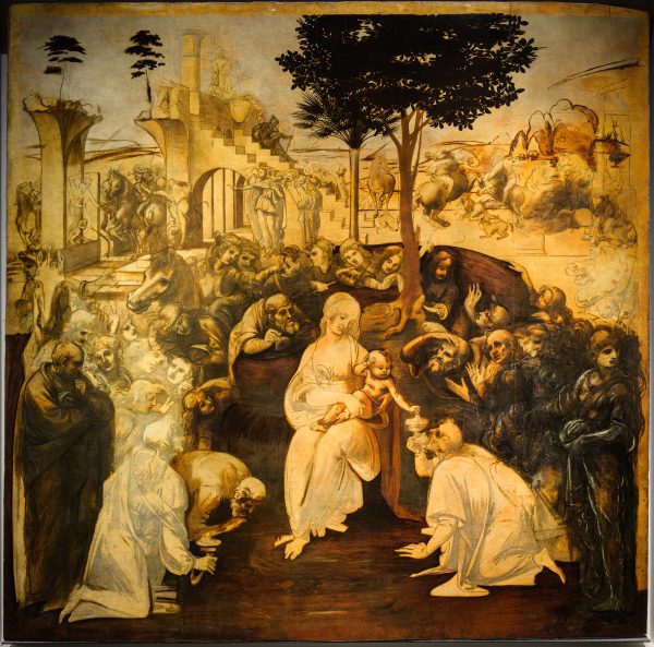 Adoration of the Magi by Leonardo da Vinci
