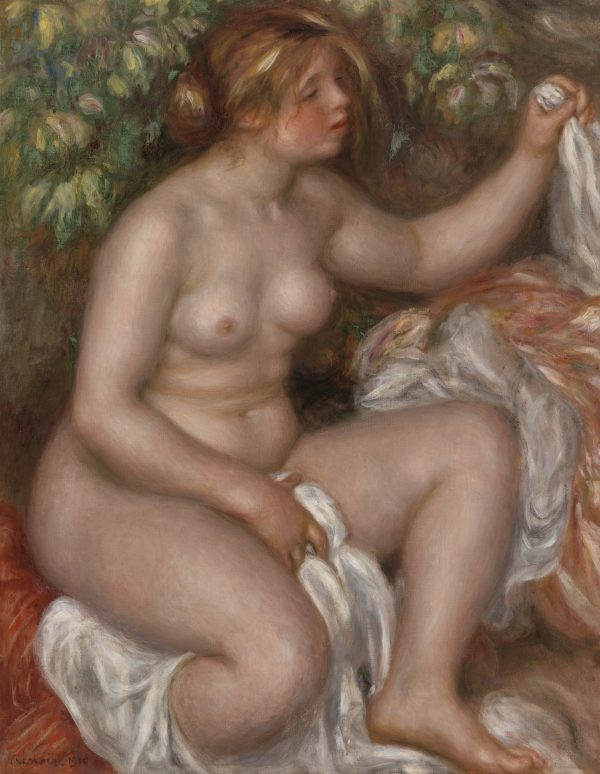 After the Bath by Pierre Auguste Renoir