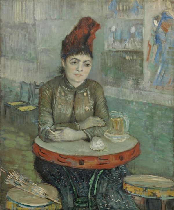 Agostina Segatori Sitting in the Cafe du Tambourin by Vincent Van Gogh