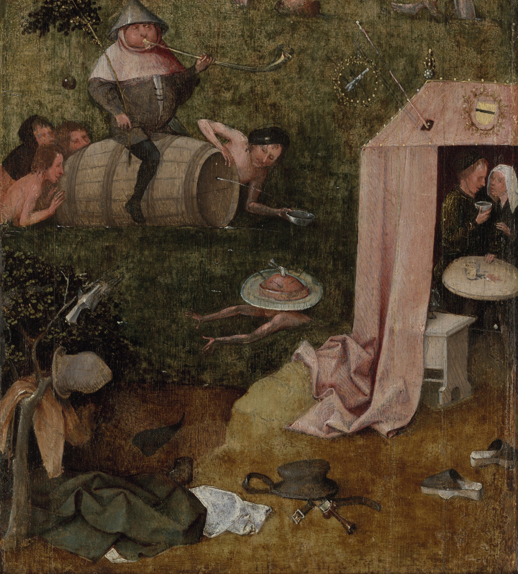 Allegory of Intemperance by Hieronymus Bosch - hand-painted oil reproduction