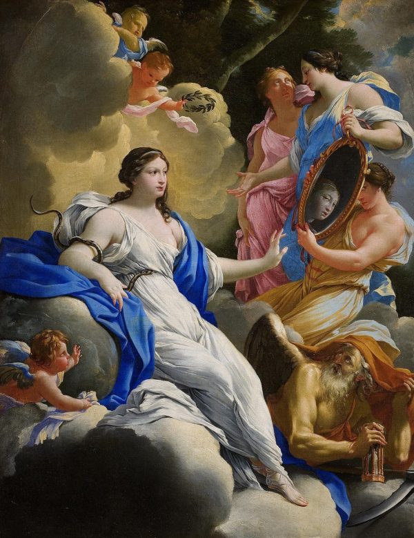 Allegory Of Prudence by Simon Vouet
