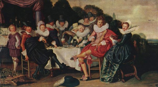 Amusing Party in the Open Air by Dirck Hals