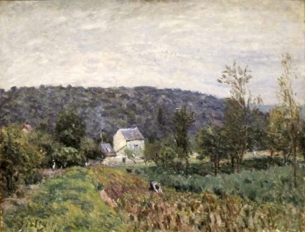 An Autumn Evening near Paris by Alfred Sisley