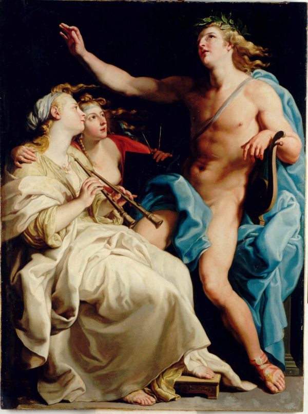 Apollo and Two Muses by Pompeo Batoni