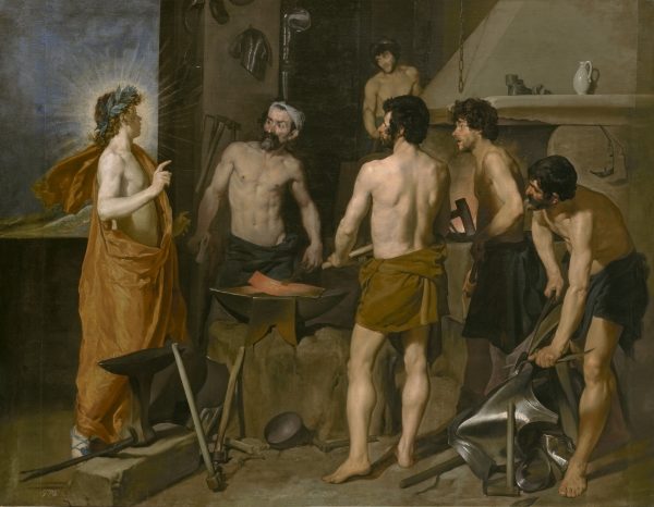 Apollo in the Forge of Vulcan by Diego Velasquez