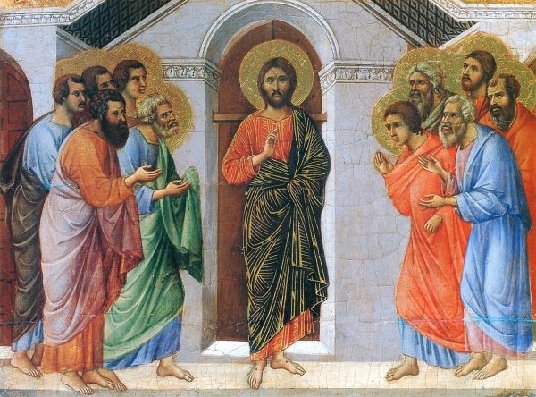 Appearence Behind Locked Doors by Duccio di Buoninsegna