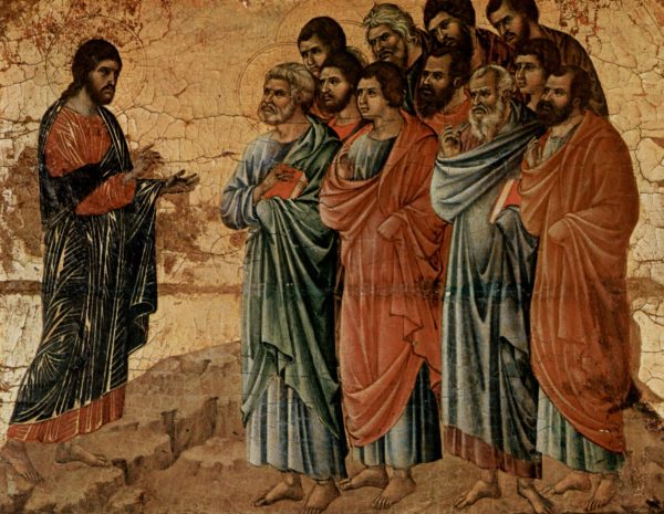 Appearence on the Mountain in Galilee by Duccio di Buoninsegna