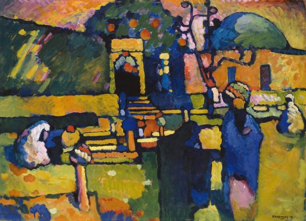 Arabs (Cemetery) by Wassily Kandinsky