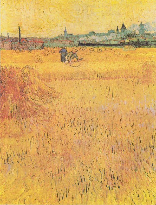 Arles View from the Wheat Fields by Vincent Van Gogh