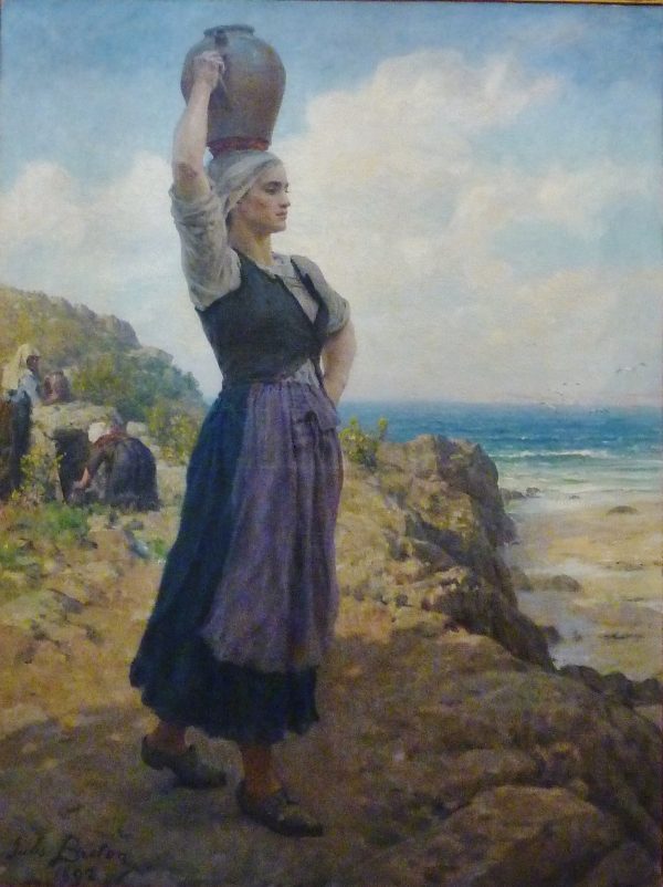 At The Fountain by Jules Breton
