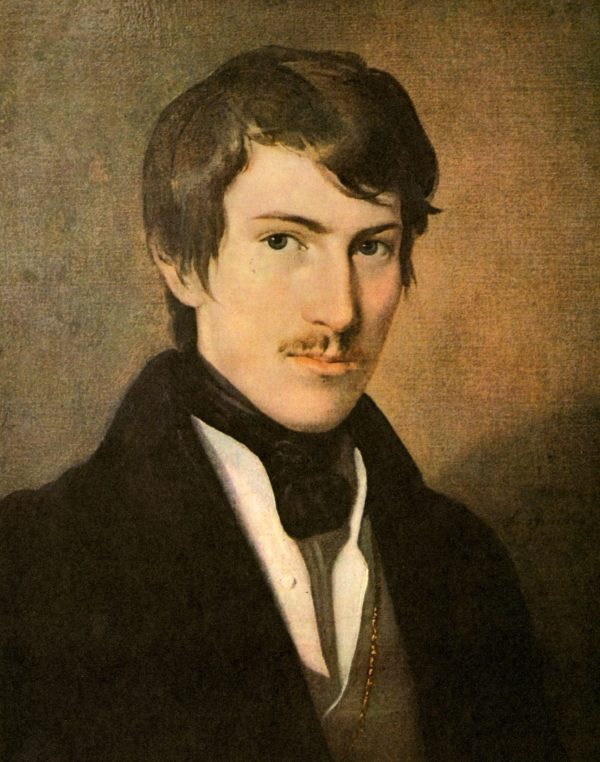 Austrian poet Nikolaus Lenau by Friedrich von Amerling