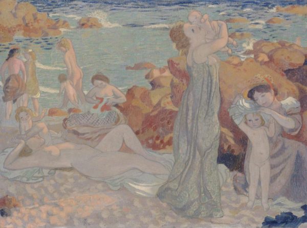 Baigneuses plage du Pouldu by Maurice Denis