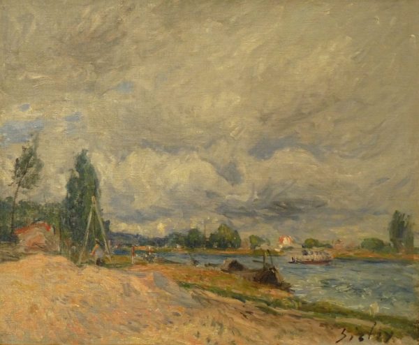 Banks of the Seine II by Alfred Sisley