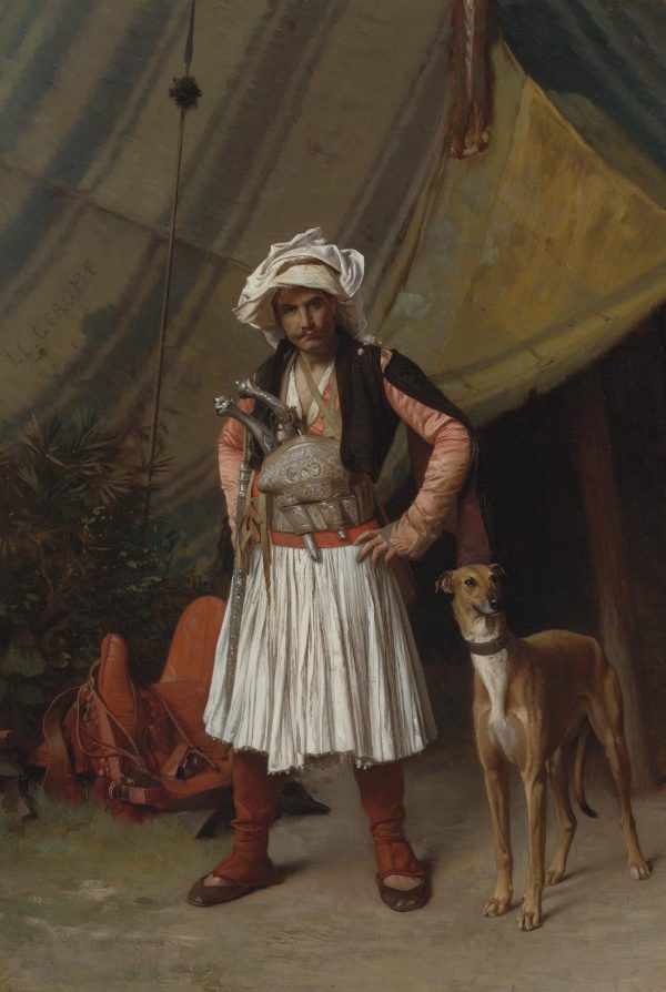 Bashi-Bazouk and his Dog by Jean-Leon Gerome