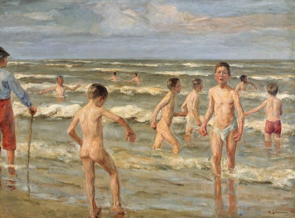 Bathing Boys by Max Liebermann