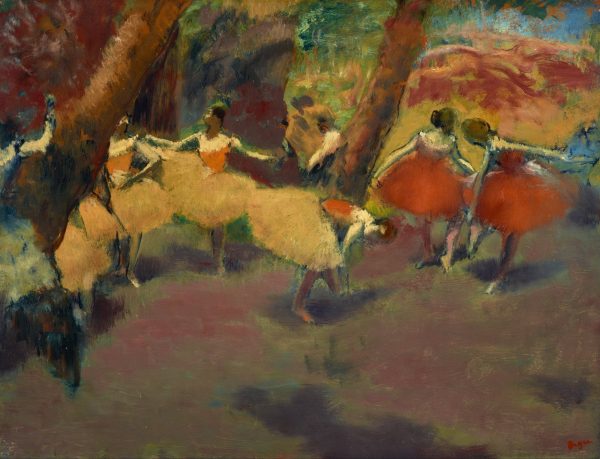 Before The Performance by Edgar Degas