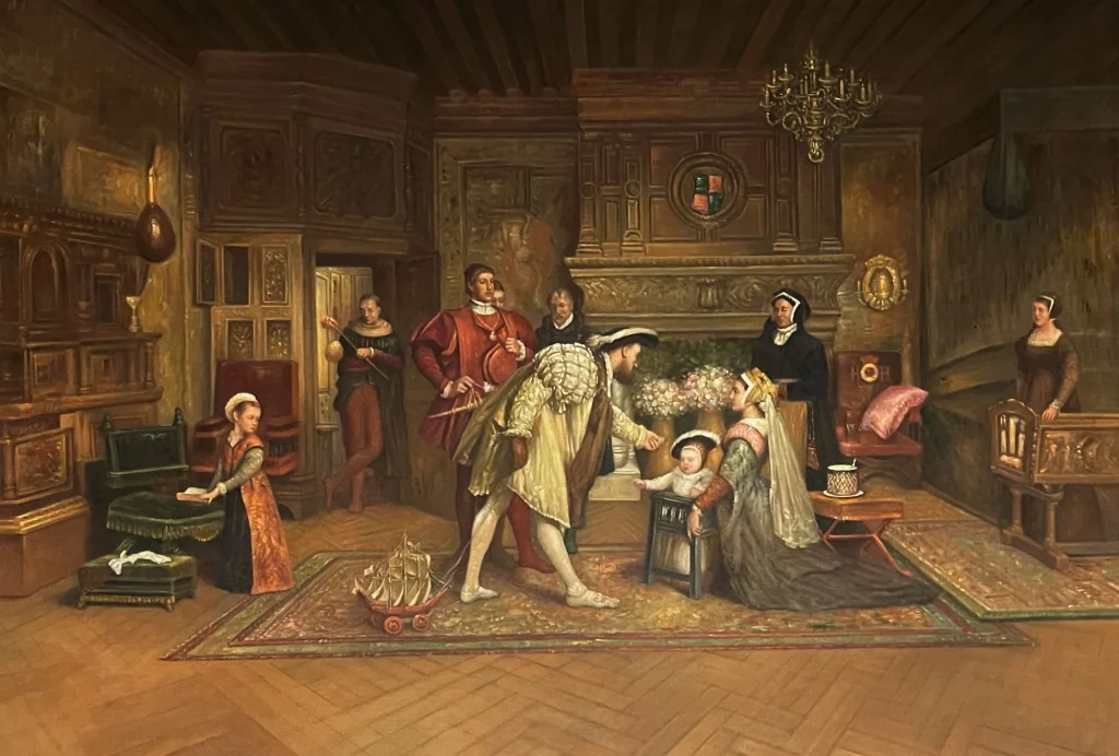 The Royal Nursery finished canvas sample