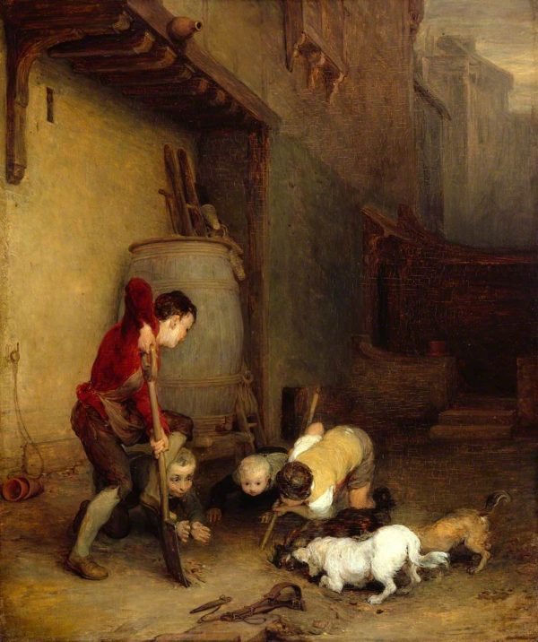Boys Digging for Rats by David Wilkie