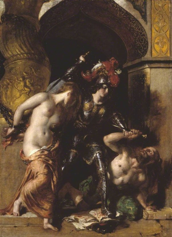 Britomart Redeems Fair Amoret by William Etty