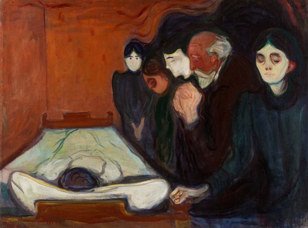 By the Deathbed by Edvard Munch