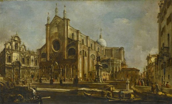 Campo Santi Giovanni e Paolo by Francesco Guardi
