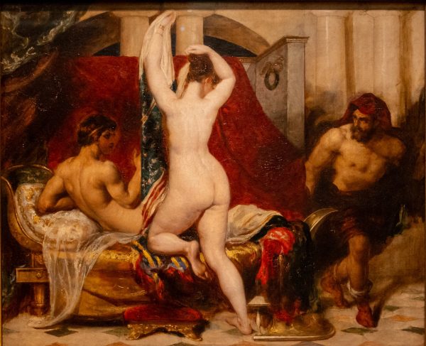Candaules, King of Lydia, Shows His Wife to Gyges, One of His Mi by William Etty