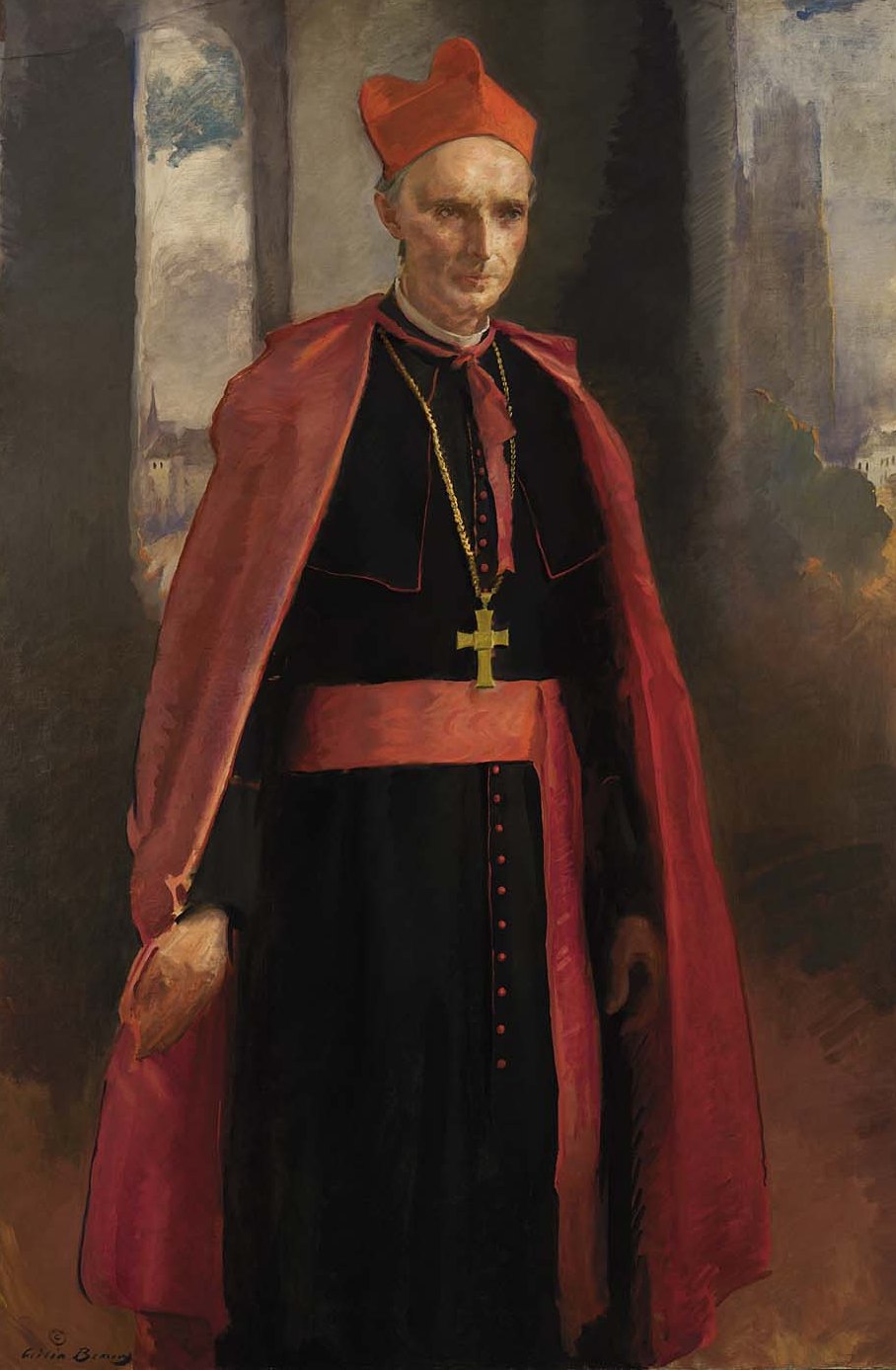 Cardinal Mercier by Cecilia Beaux - hand-painted oil reproduction
