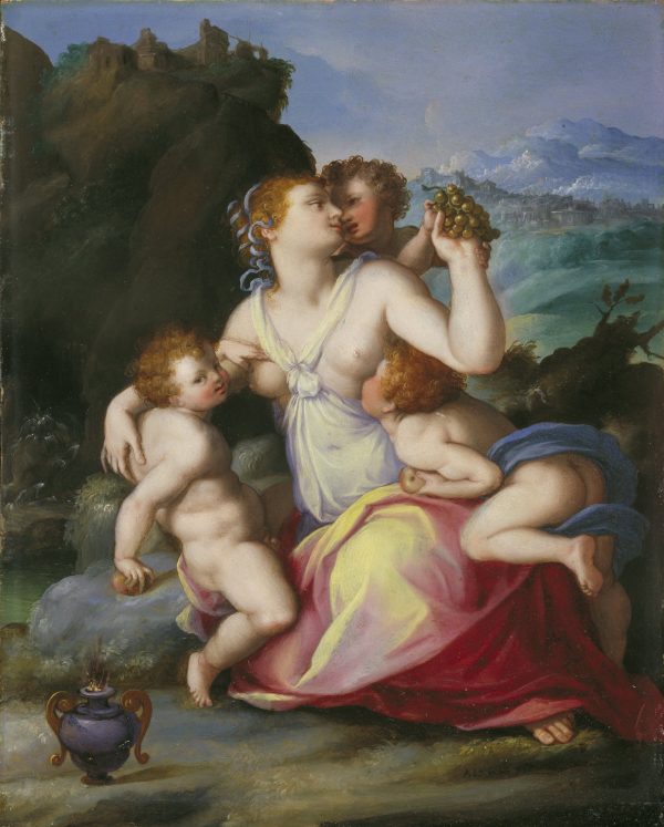 Charity by Alessandro Allori