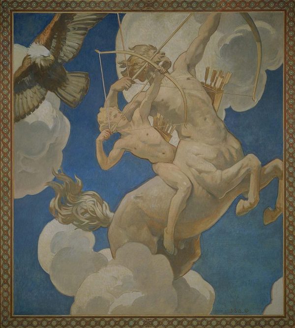Chiron and Achilles by John Singer Sargent