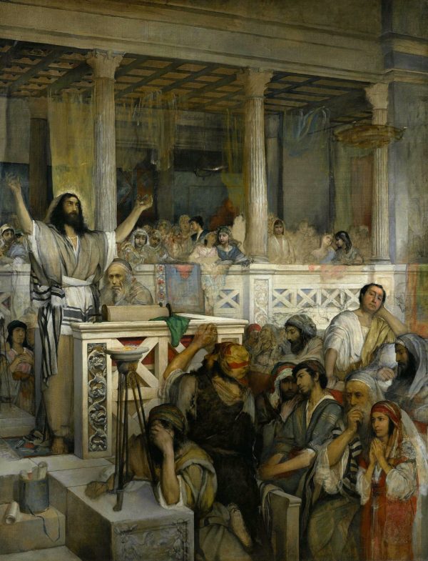 Christ Preaching at Capernaum by Maurycy Gottlieb