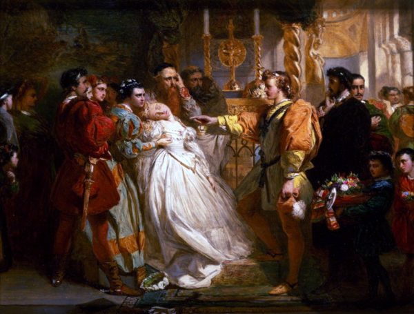 Claudio, Deceived by Don John, Accuses Hero by Marcus Stone