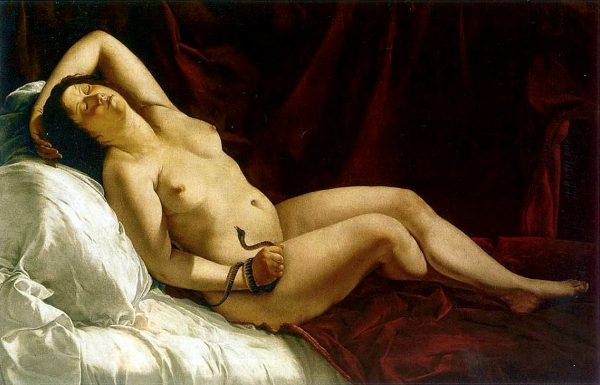 Cleopatra by Artemisia Gentilesch